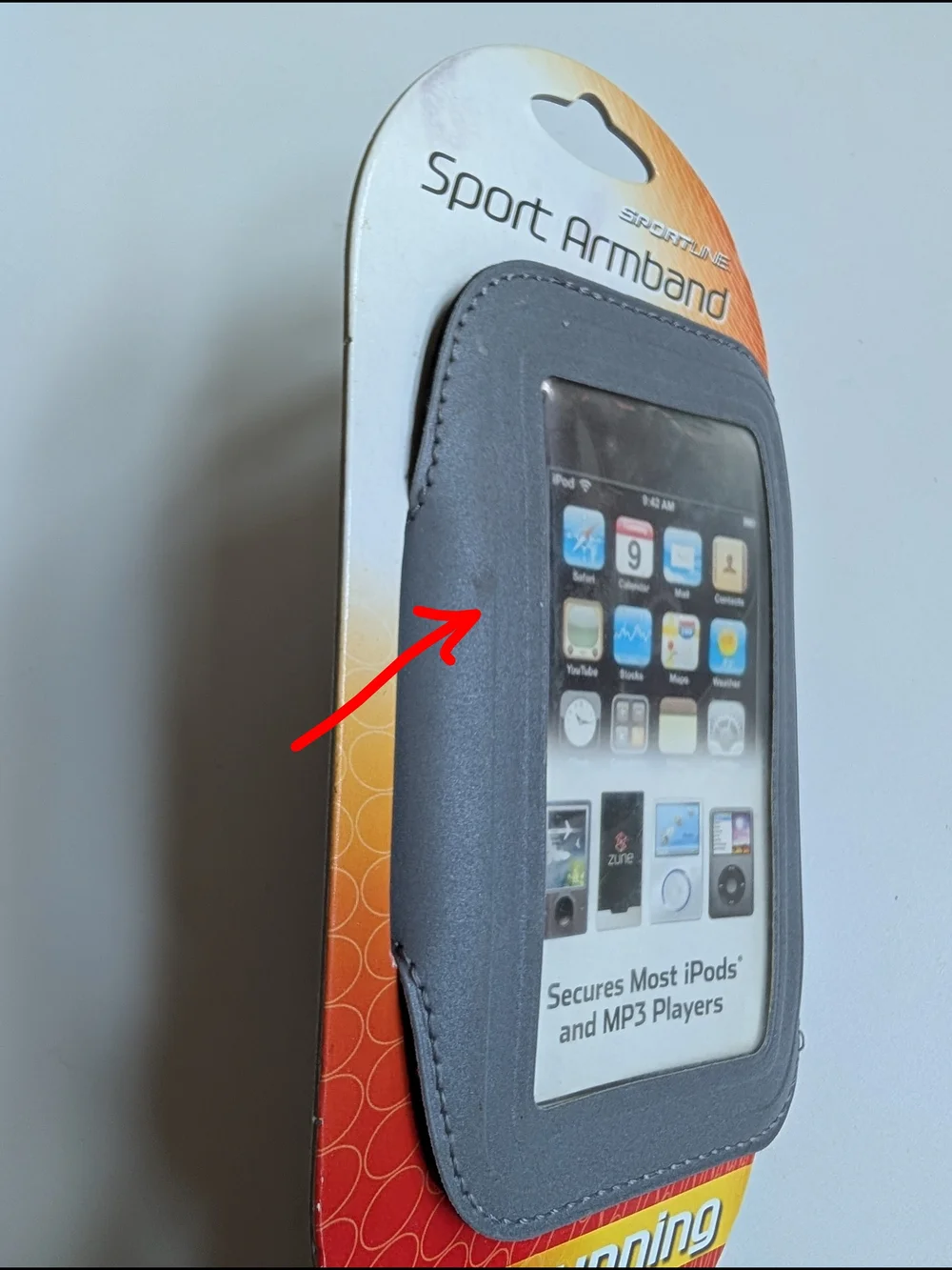 Universal Sportline iPod & MP3 Player Armband Running Adjustable Wrist Strap